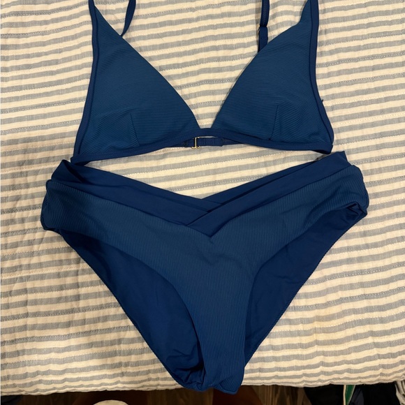 L Space Swim Lspace Blue Bikini Set Poshmark